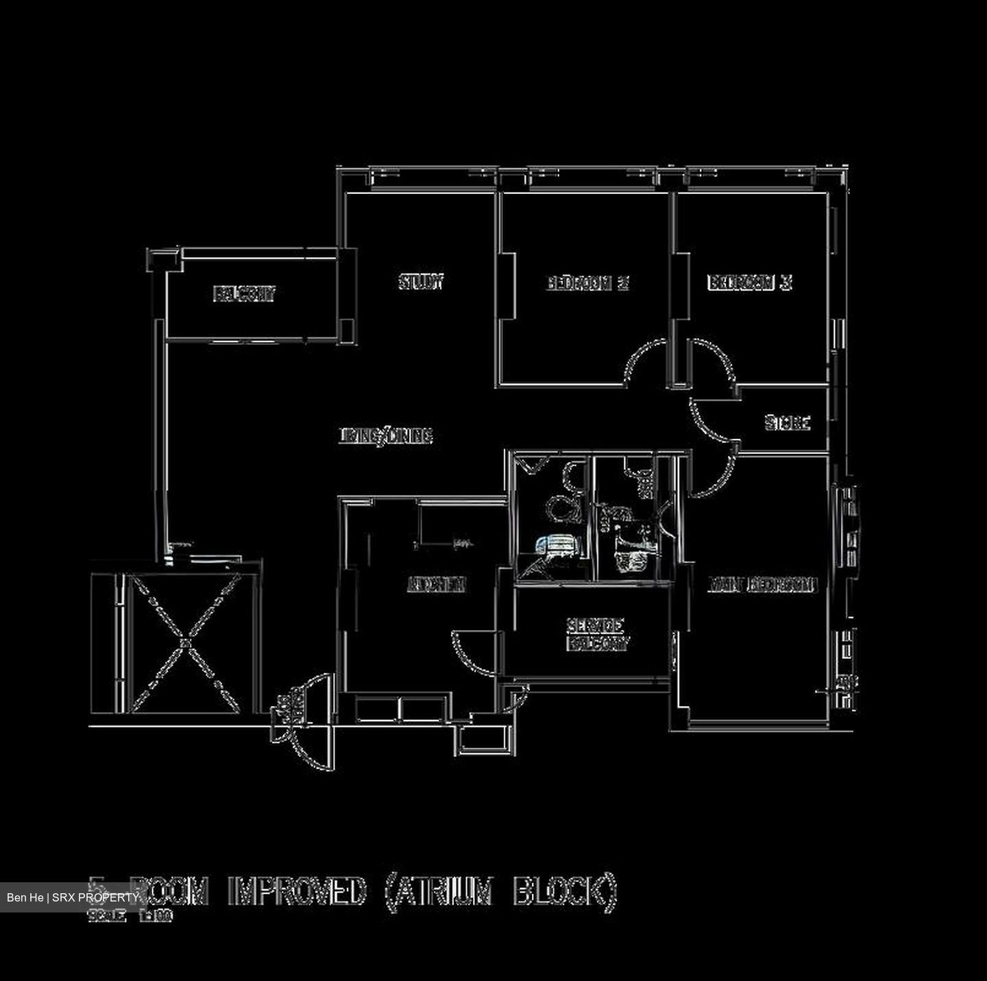 Blk 722 Tampines Starlight (Tampines), HDB 5 Rooms #580091511
